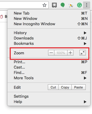 How to adjust the Screen Resolution or Zoom settings in Google